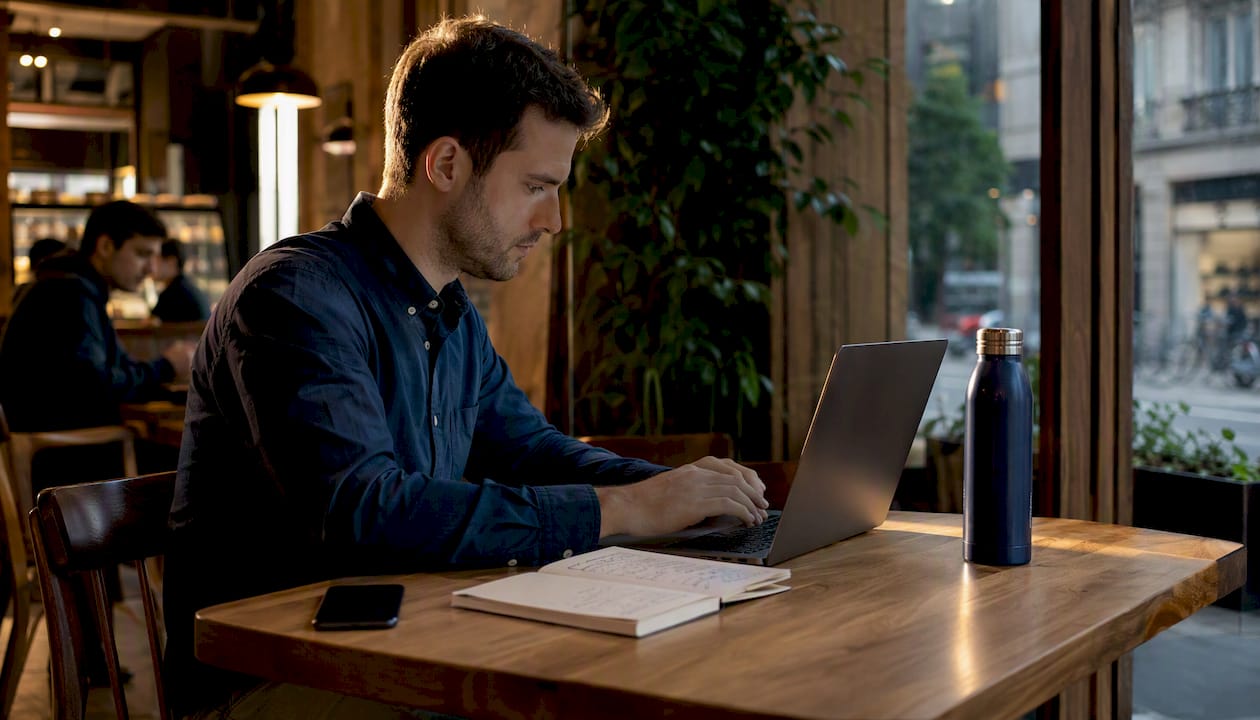 IT consultant configuring AI voice platform
